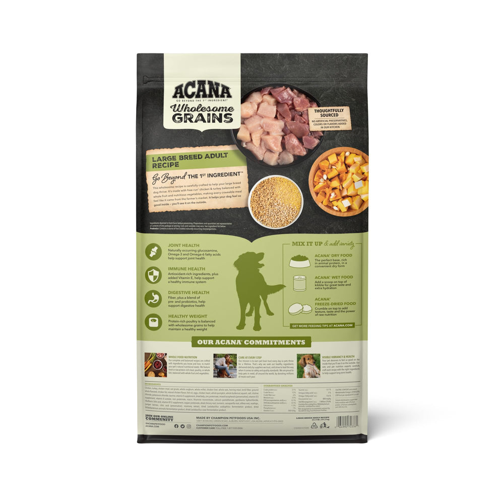ACANA croquette gros plan montrant texture pour digestion optimale