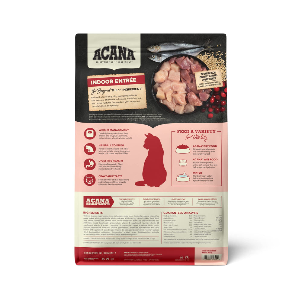 ACANA gros plan des croquettes montrant texture et appétence pour meilleure mastication