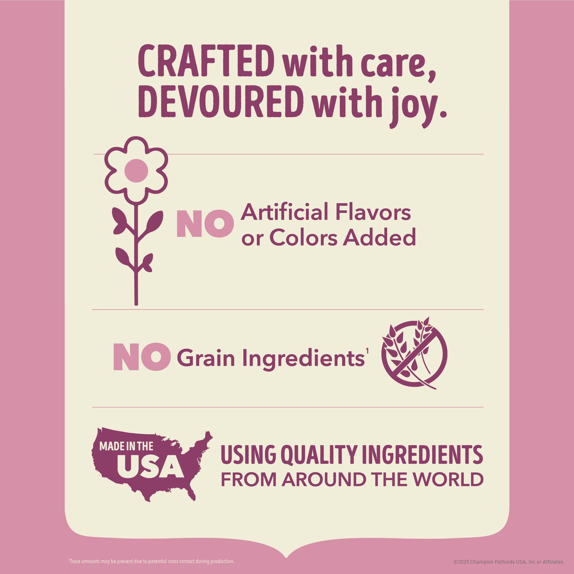 Ingrédients entiers ACANA avec pomme et patate douce, source de nutriments naturels