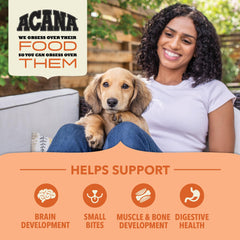 ACANA ingrédients frais poulet, dinde et œufs pour protéines de qualité