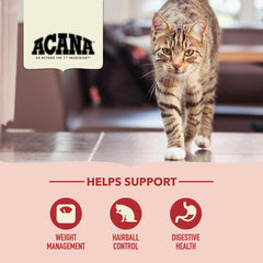ACANA ingrédients poulet dinde et hareng illustrant sources animales et goût riche