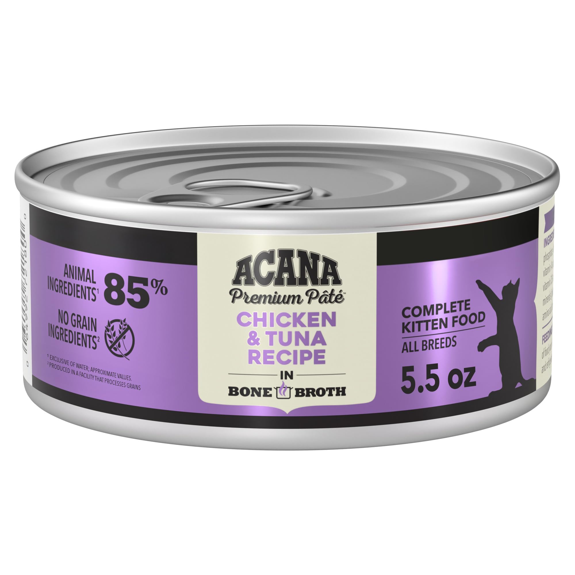 ACANA pâté ouvert montrant texture lisse et appétissante