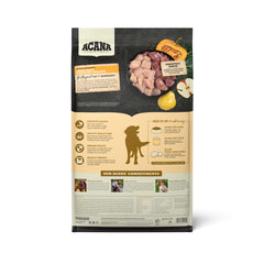 ACANA gros plan sur la texture des croquettes pour appétence et digestibilité