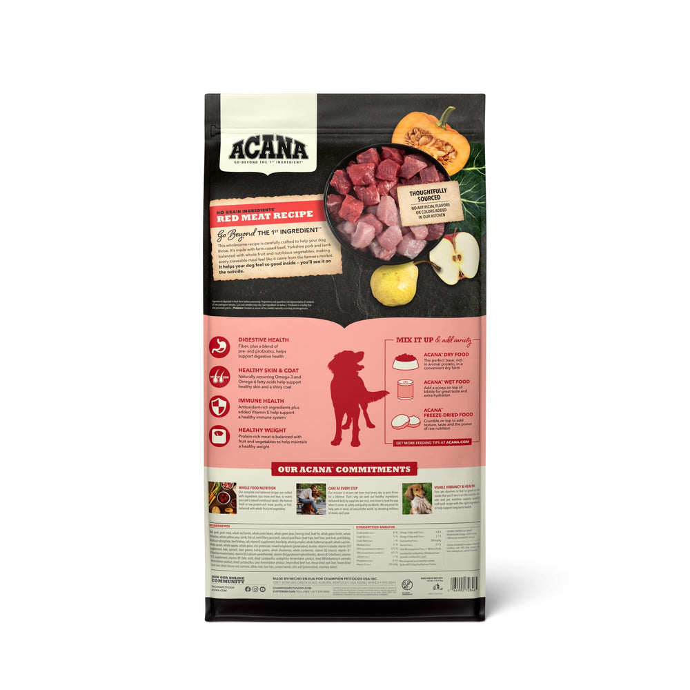 ACANA gros plan croquette montrant texture et appétence élevée
