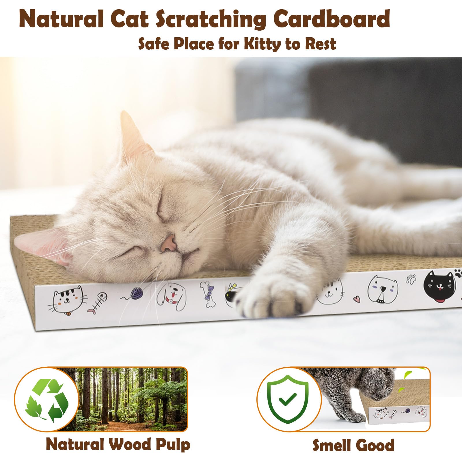 AccEncyc détail de l’insert catnip pour attirer le chat vers le griffoir