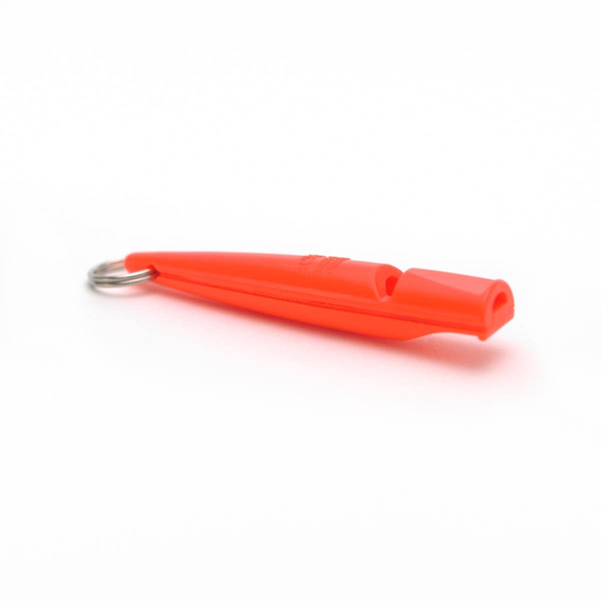 ACME sifflet 211.5 orange face avant visible et maniable