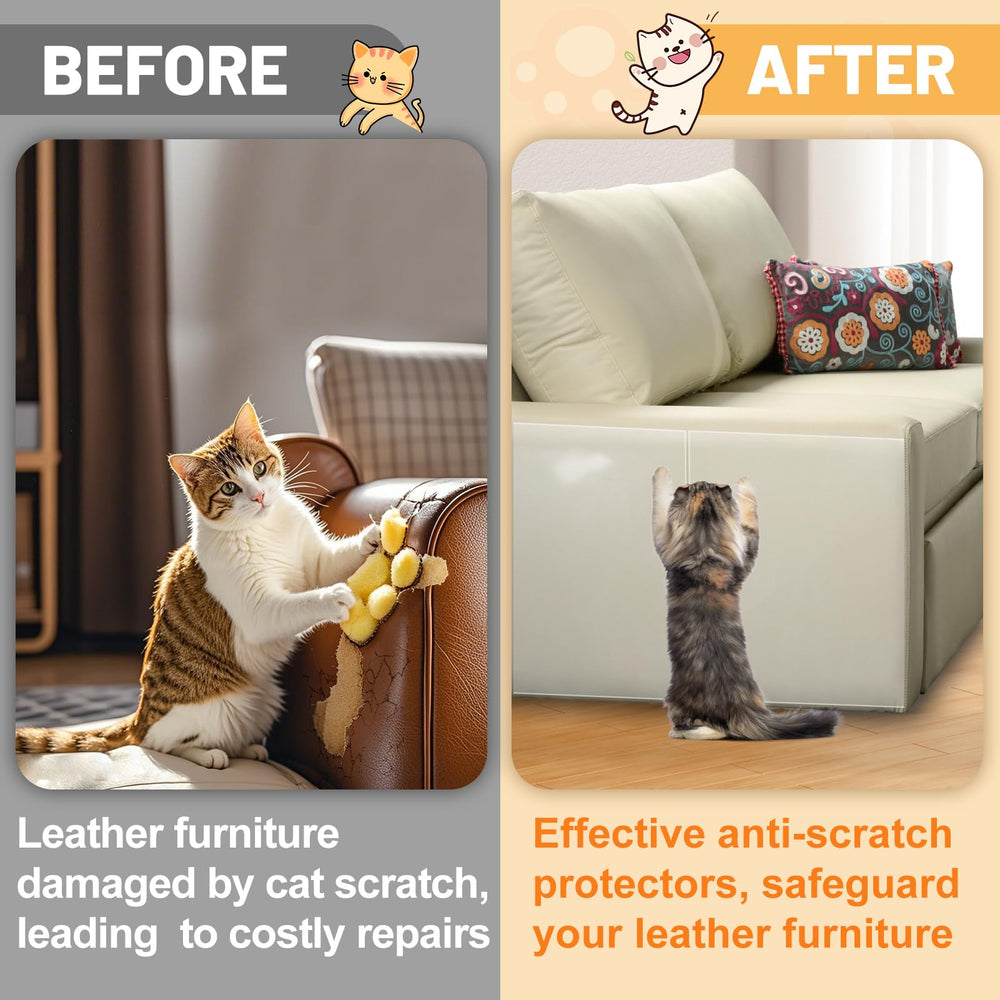 Acostop plaque appliquée sur l'accoudoir d'un canapé en cuir, protection discrète