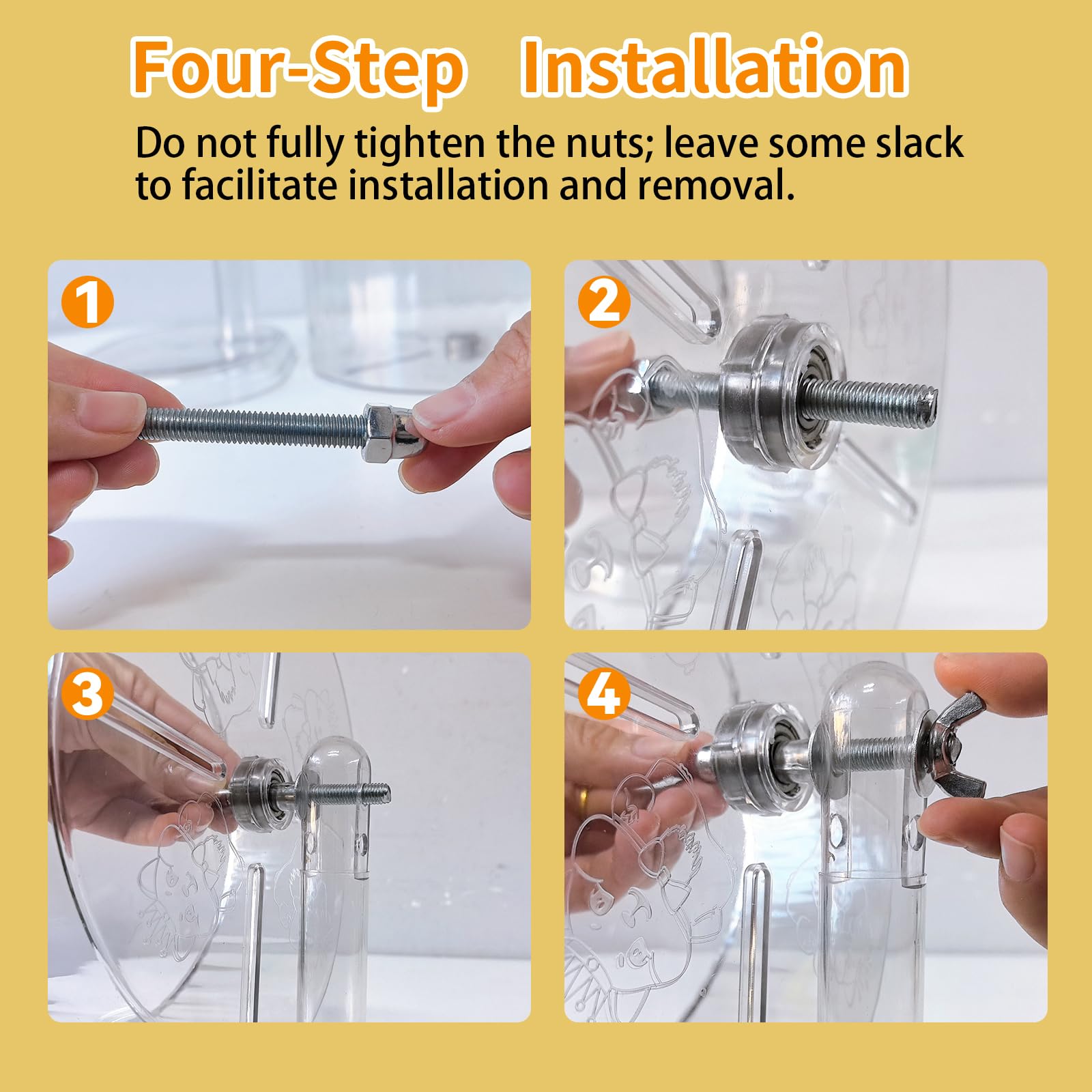 Acsist installation dans cage montrant usage quotidien et confort