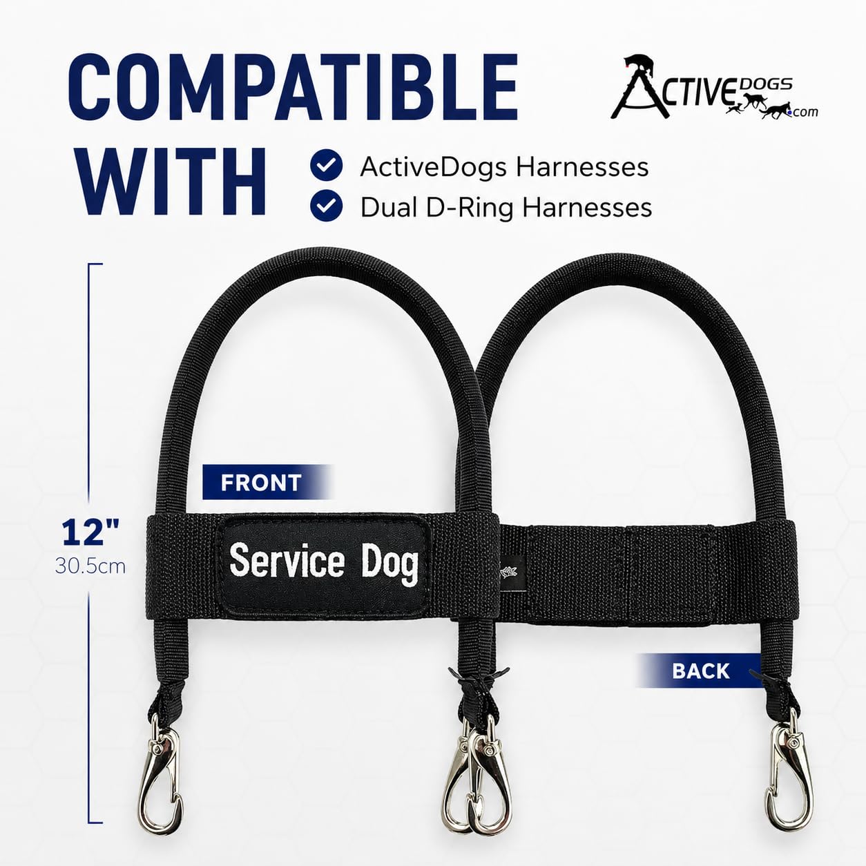 ActiveDogs poignée en contexte urbain démontrant confort lors déplacements