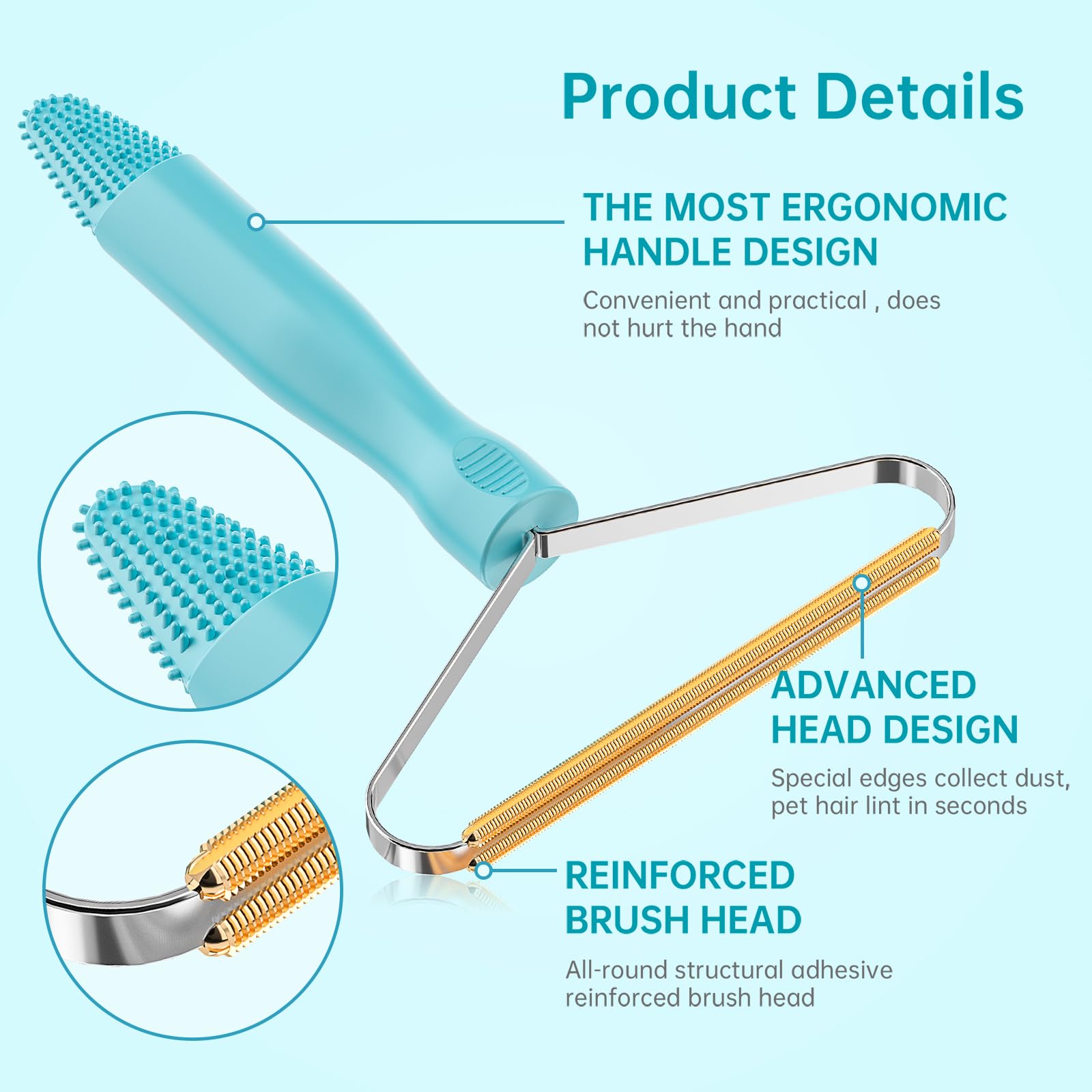 ACUDSA détail grattoir plastique montrant bords lisses protecteurs