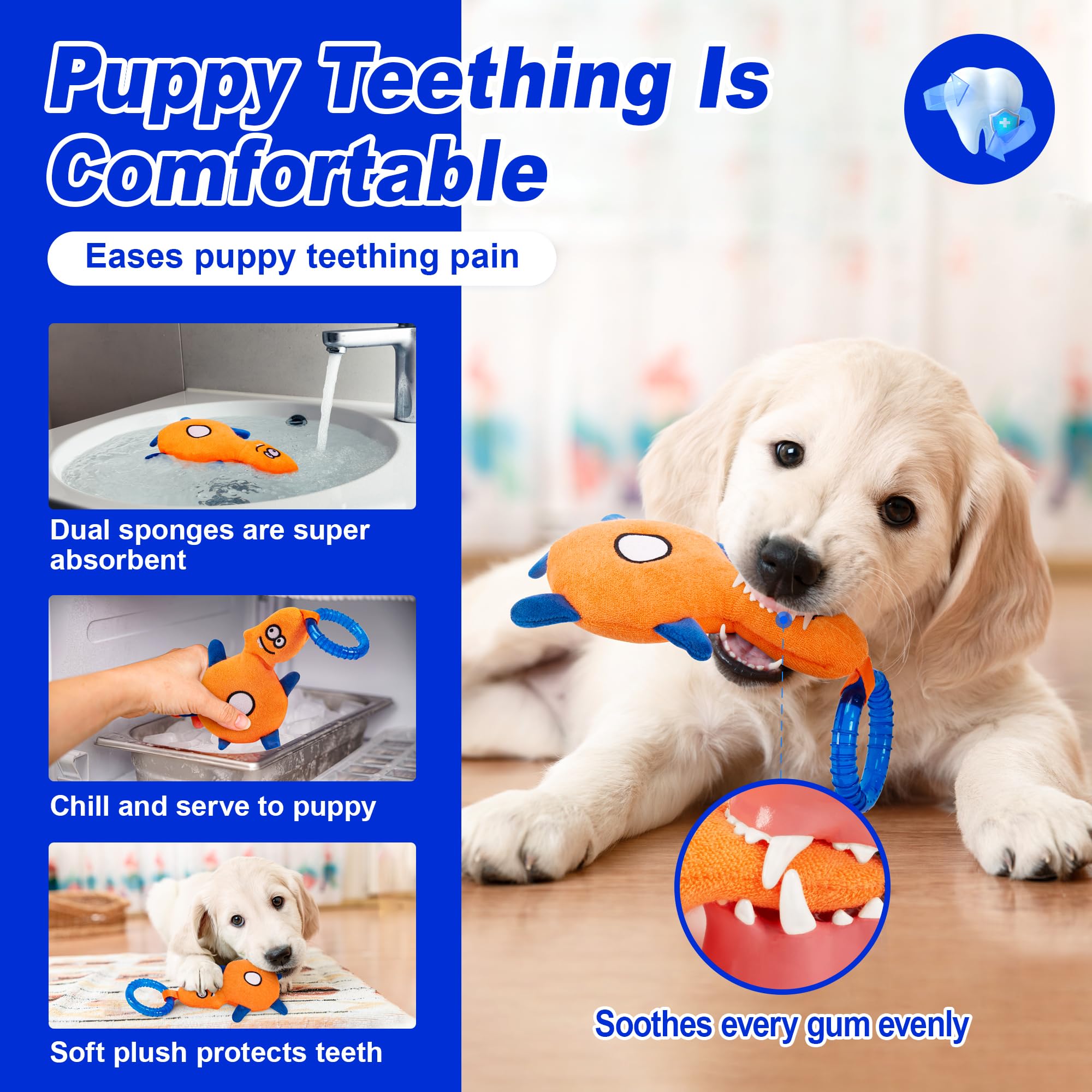 ADDPETS chiot mâchouillant jouet pour soulager gencives et jouer