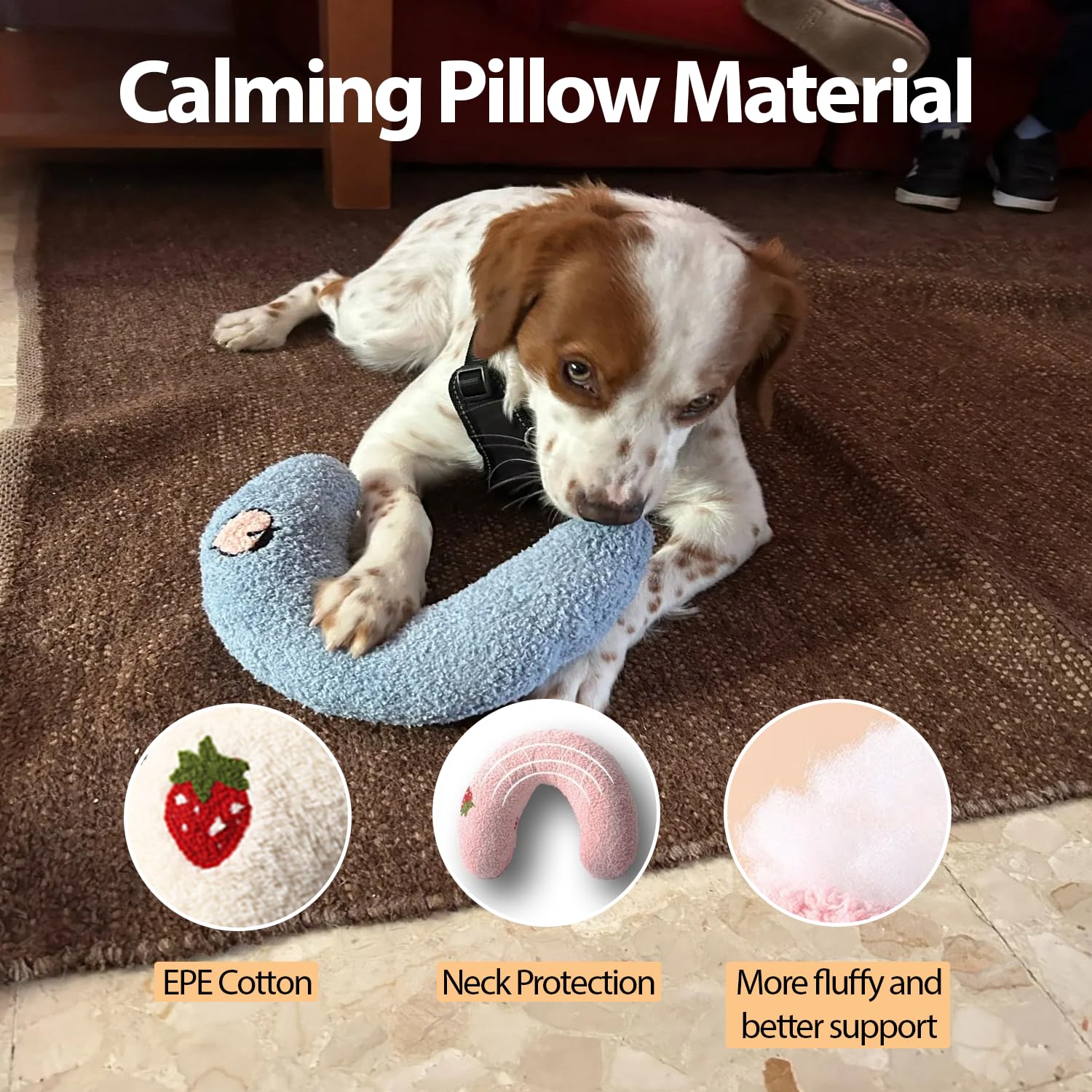 AdoPet gros plan du mohair doux montrant texture apaisante