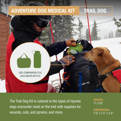 Adventure Medical Kits fermeture éclair détaillée assurant accès rapide et rangement sûr