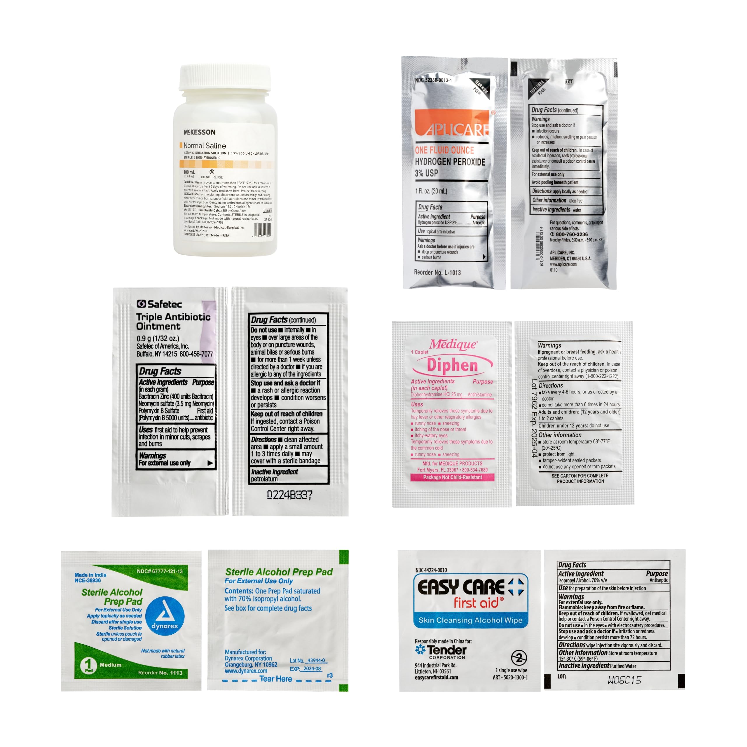 Adventure Medical Kits manuel ouvert et étiquettes pour instructions claires