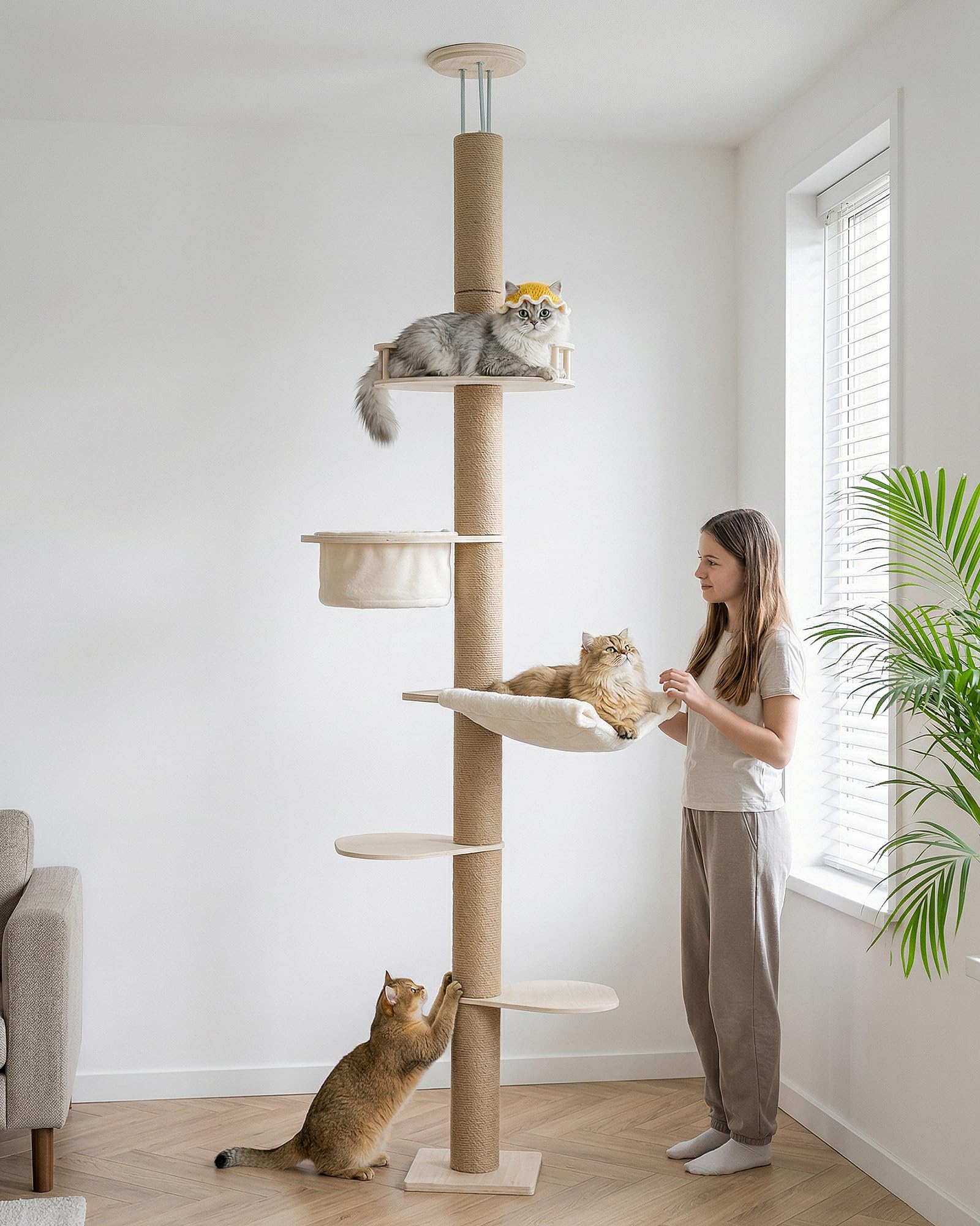 Aechonow hamac profond 5 pouces gros plan pour confort de couchage
