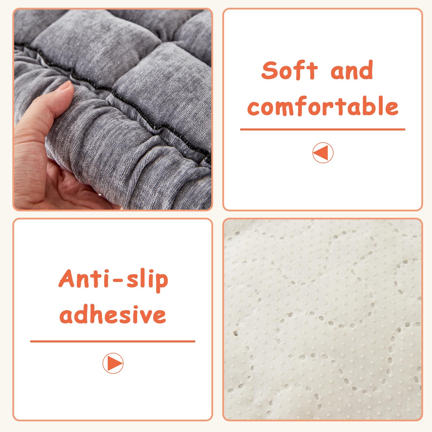 AEEISHOMEREFORM gros plan flanelle douce et texture confortable