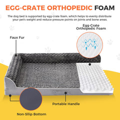 Aeroluxe gros plan mousse egg-crate montrant soutien orthopédique