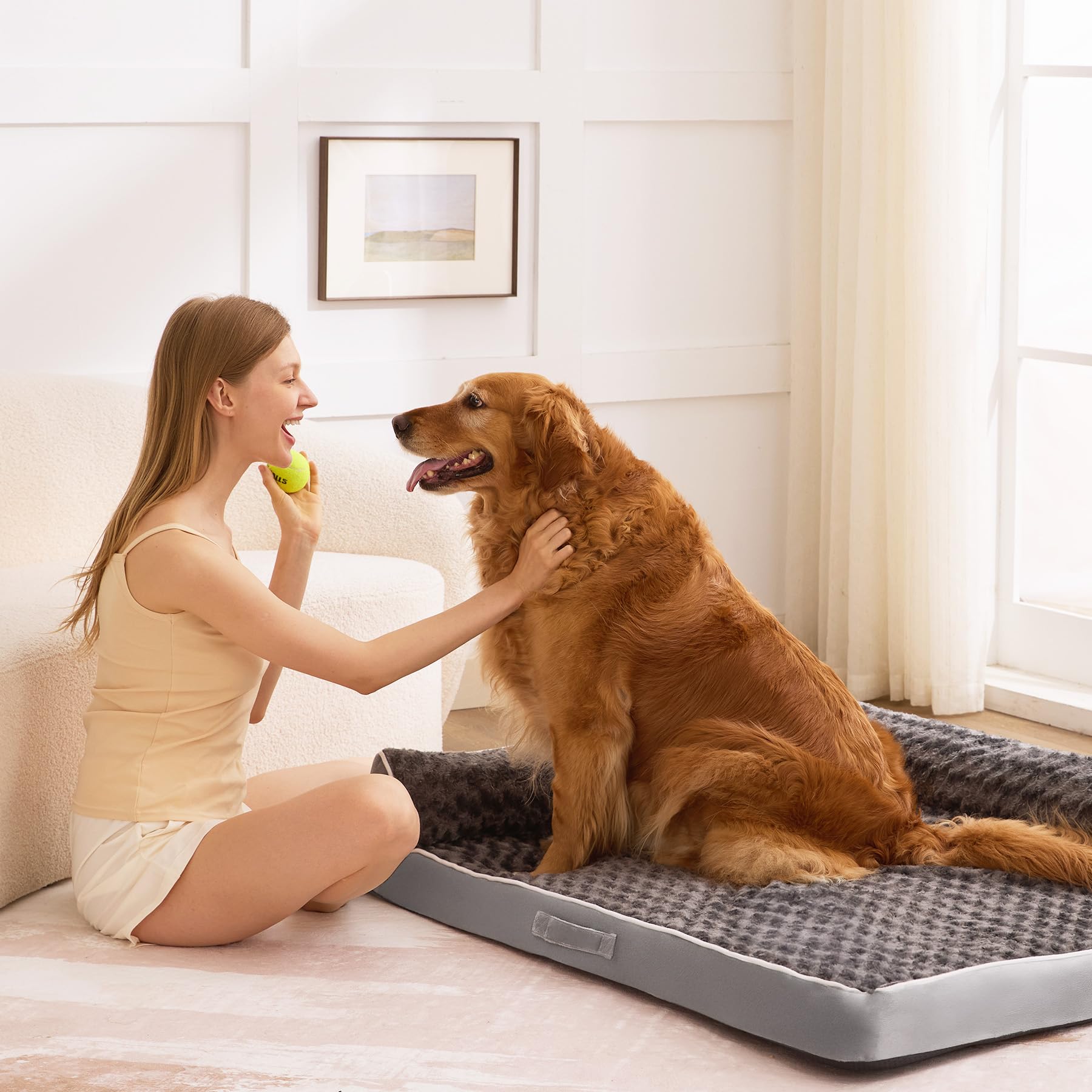 Aeroluxe texture flanelle douce pour confort des pattes sensibles