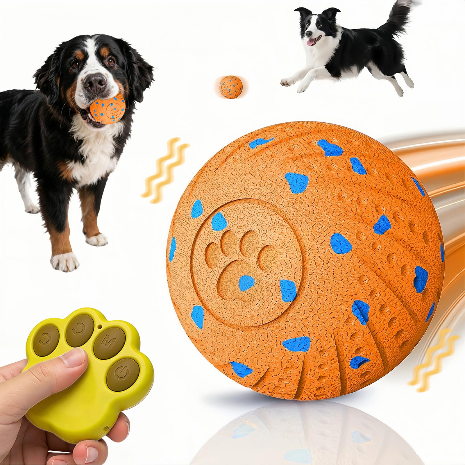 Affiuya balle interactive emballage avant montrant robustesse pour jouer