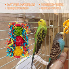 AFUOWER panier tissé naturel pour ronger et se cacher