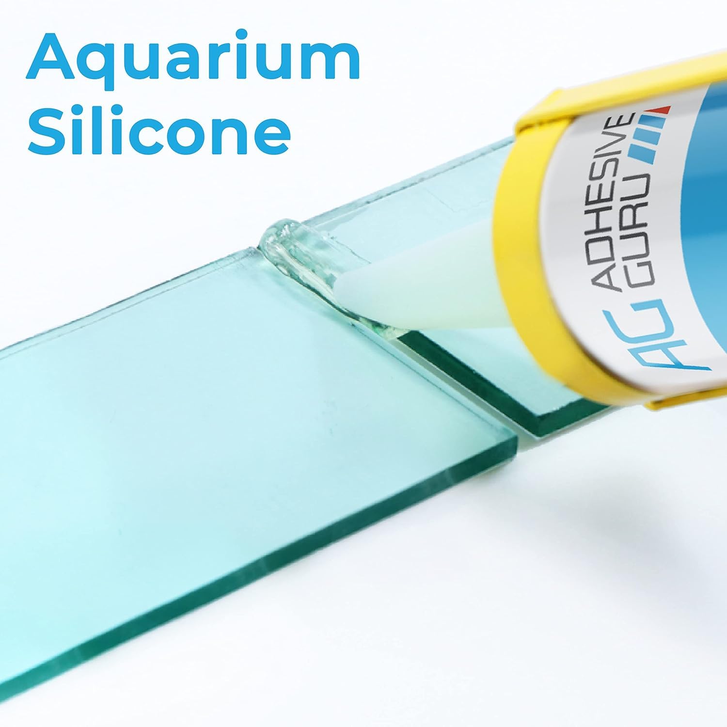 ag adhesive guru aquarium réparé démontrant fixation solide et sûre