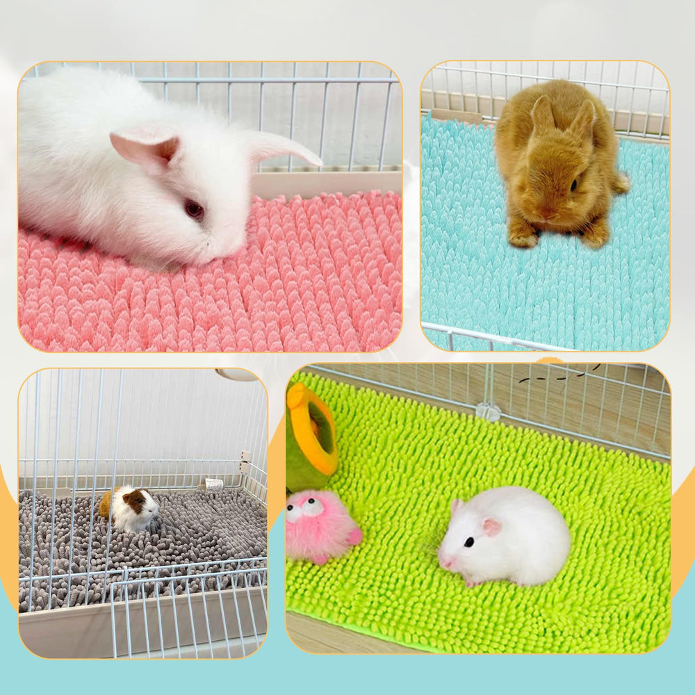 Agolctry tapis en usage dans cage offrant espace confortable au cochon d'inde