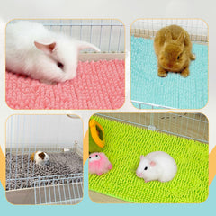 Agolctry tapis en usage dans cage offrant espace confortable au cochon d'inde