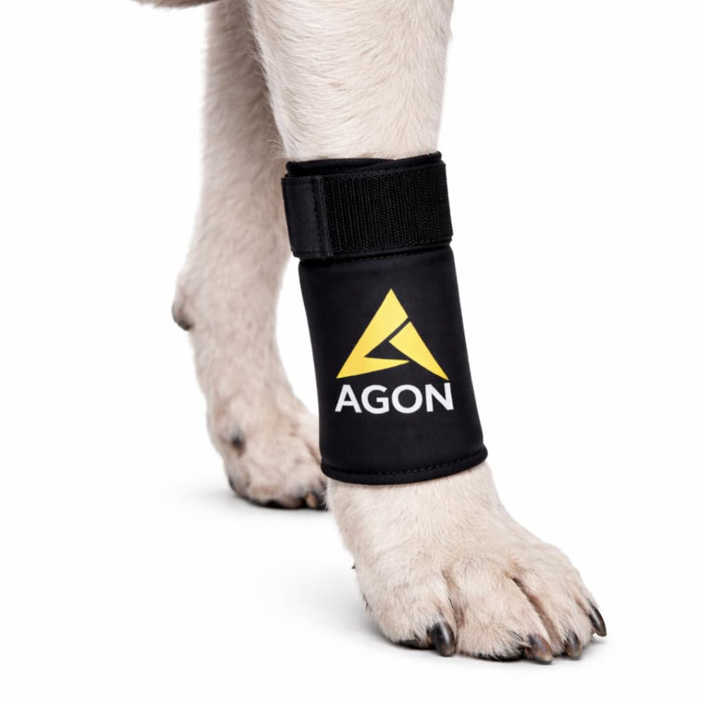AGON emballage de l'orthèse montrant protection et informations produit
