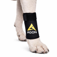AGON emballage de l'orthèse montrant protection et informations produit