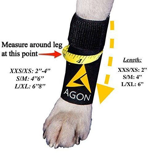 AGON protection de plaie sous l'orthèse pour réduire léchage et irritation