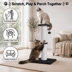 Ahomdoo gros plan corde de coton durable offrant surface de grattage confortable