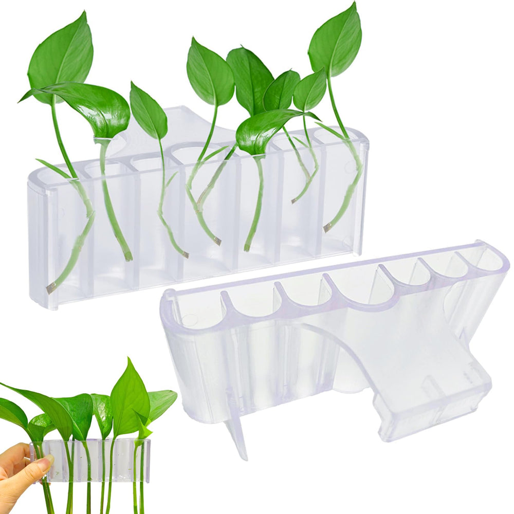 Aidmi porte-plantes face avant montrant la forme et 7 trous pour meilleure circulation