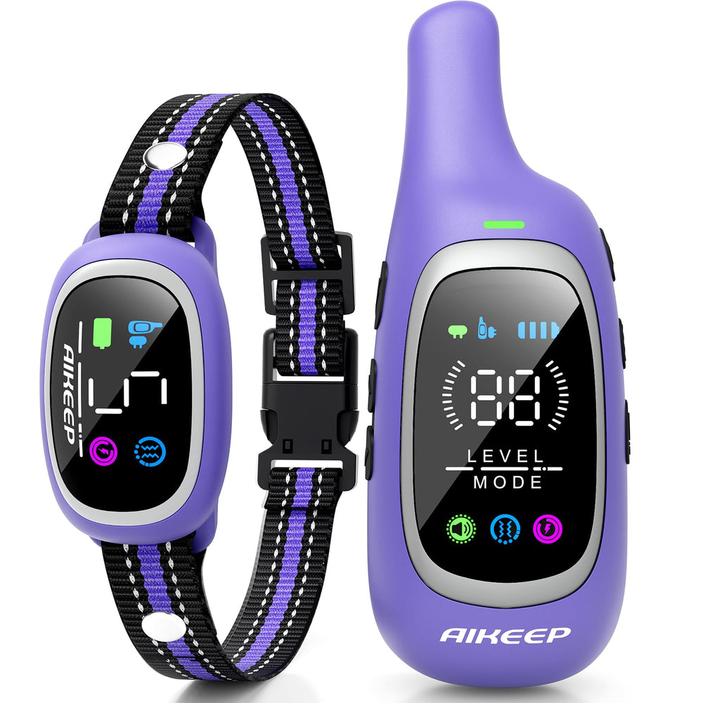 AIKEEP face avant du collier montrant la conception et l’étiquette produit utile