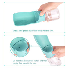 AIKIDS chien buvant à la gourde pliable, hydratation pratique en sortie