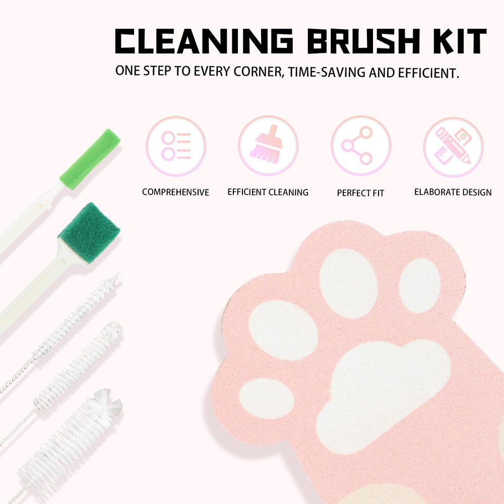 AIMAOGOU ensemble de brosses et tampons pour un nettoyage précis et efficace