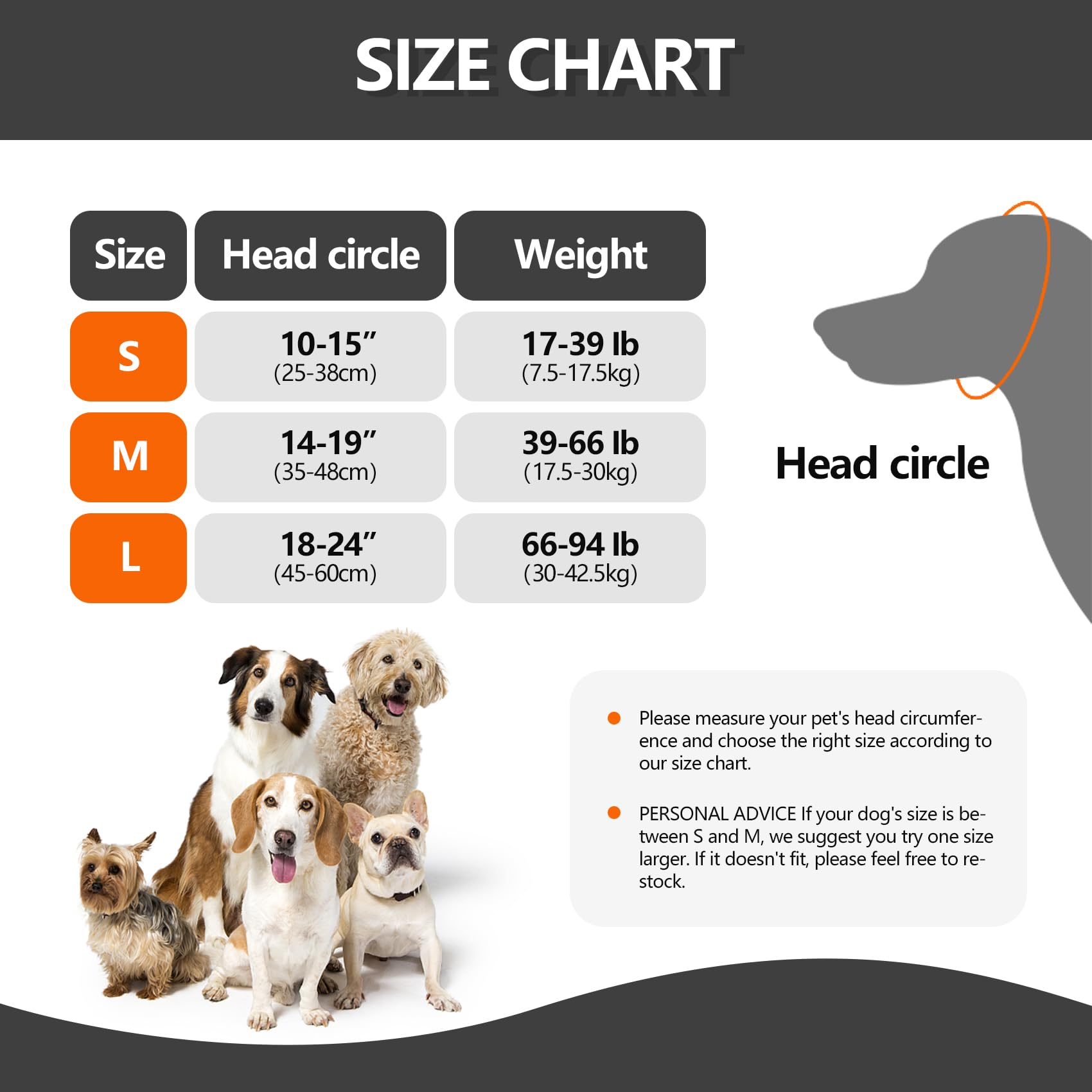 Aimosheng snood utilisé en salon de toilettage pour calmer chien