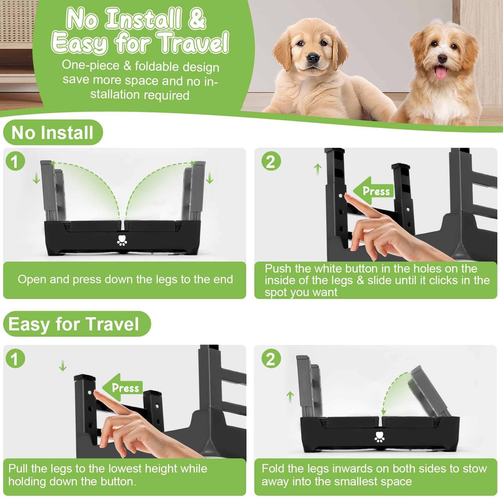 AIRMX gamelles en usage pendant le repas améliorant confort du chien