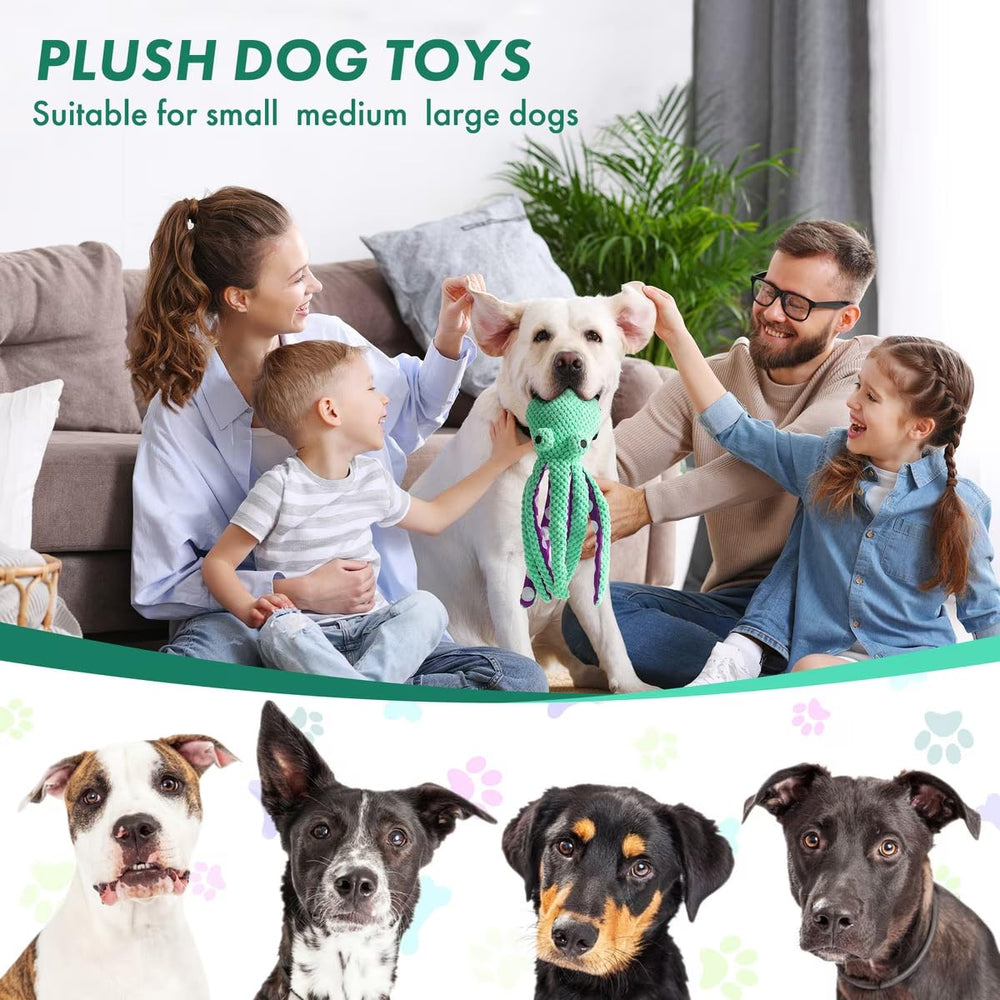 AITESEN peluche en usage avec chien rapportant et renforçant le lien