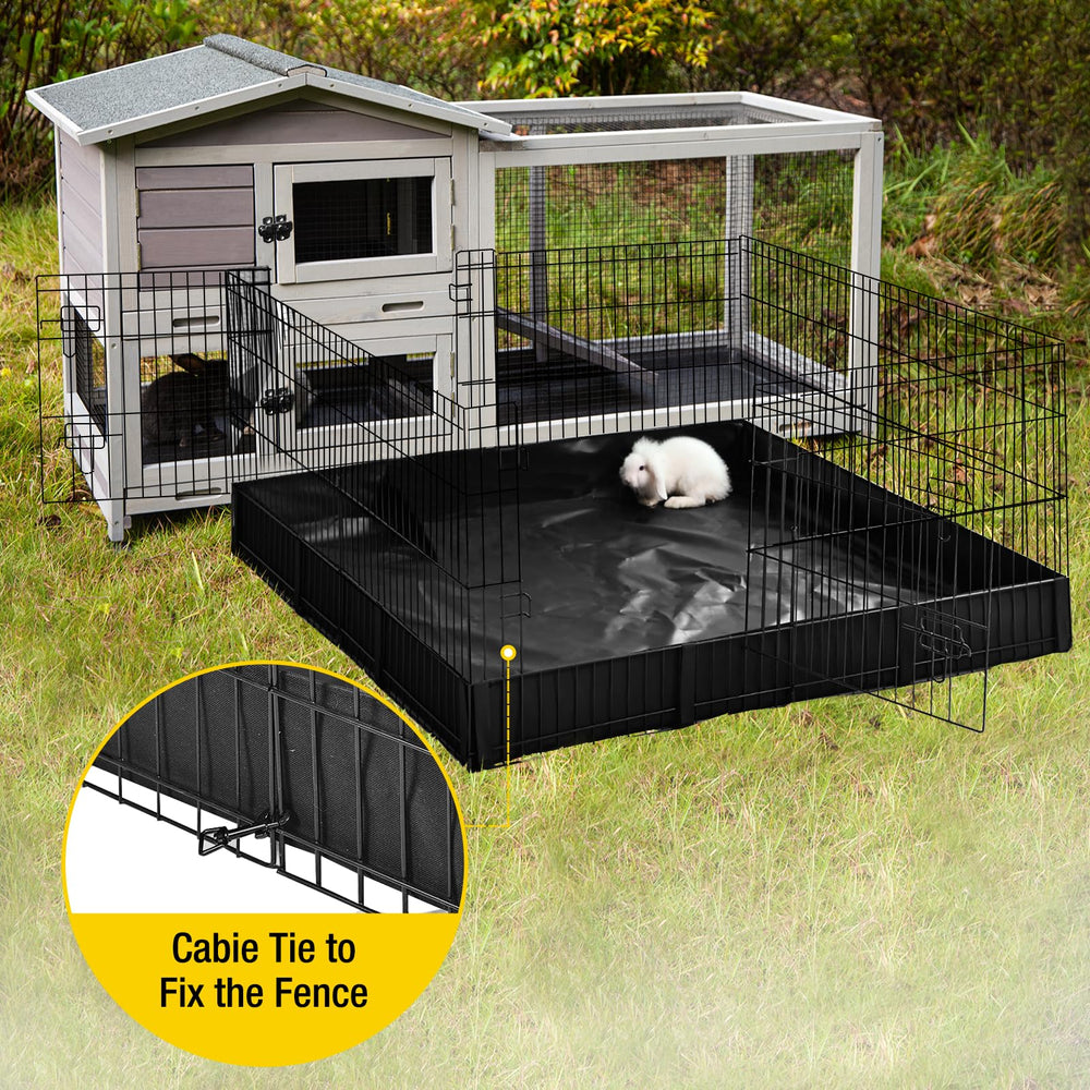 Aivituvin parc en usage avec lapin offre zone d'activité sûre