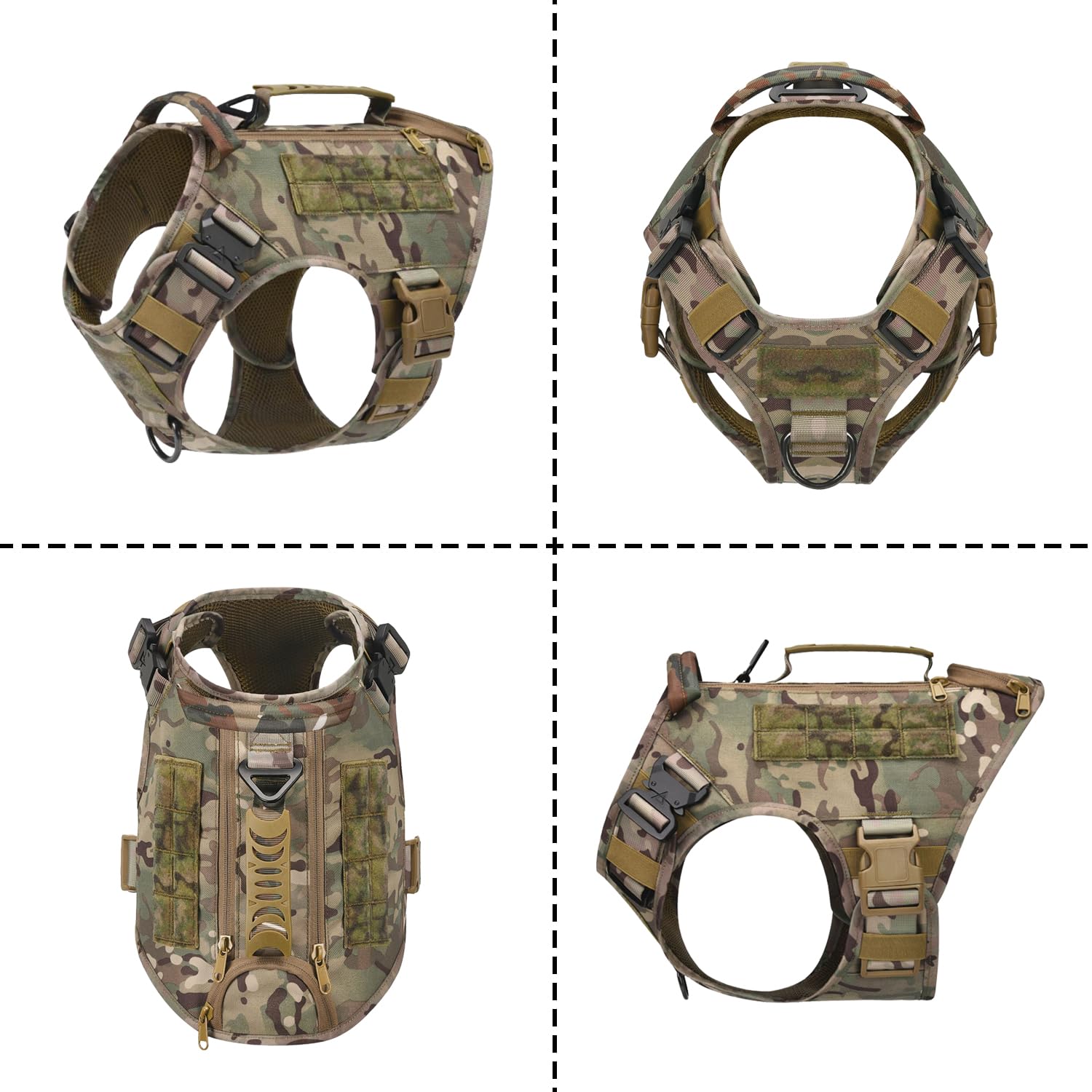 AIWAI poches zippées latérales pour rangement sûr d'objets et friandises
