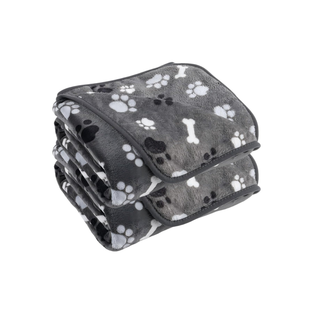 AIWEK couverture face avant montrant motif pattes et os pour protection canapé