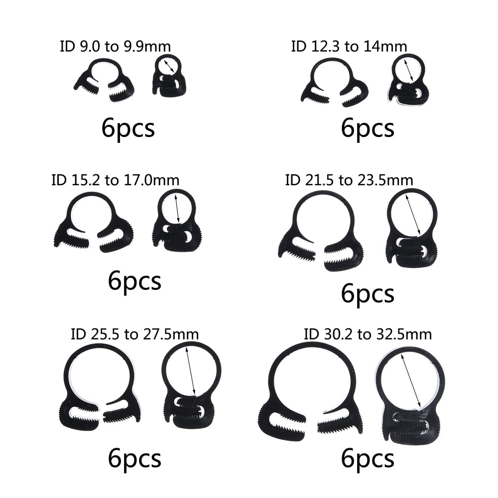 ALEGI gros plan dents double grip, maintien ferme pour tuyaux