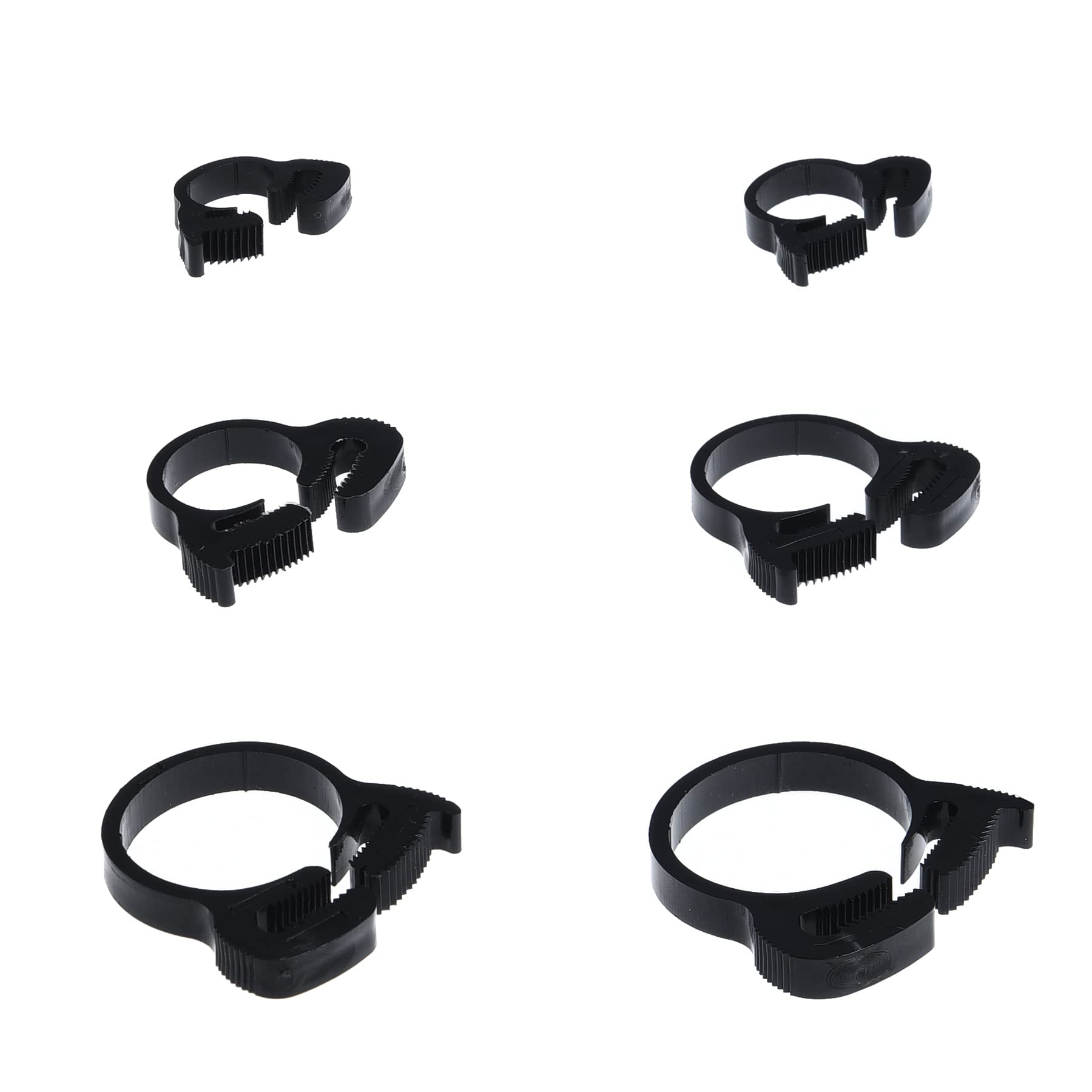 ALEGI pack 36 colliers nylon montrant toutes les tailles, robustesse assurée
