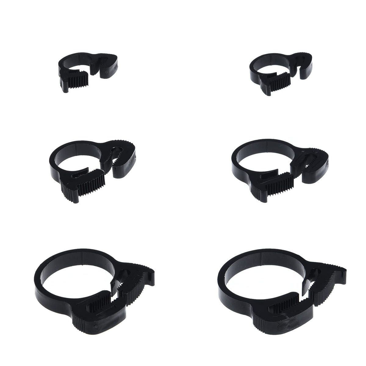 ALEGI pack 36 colliers nylon montrant toutes les tailles, robustesse assurée