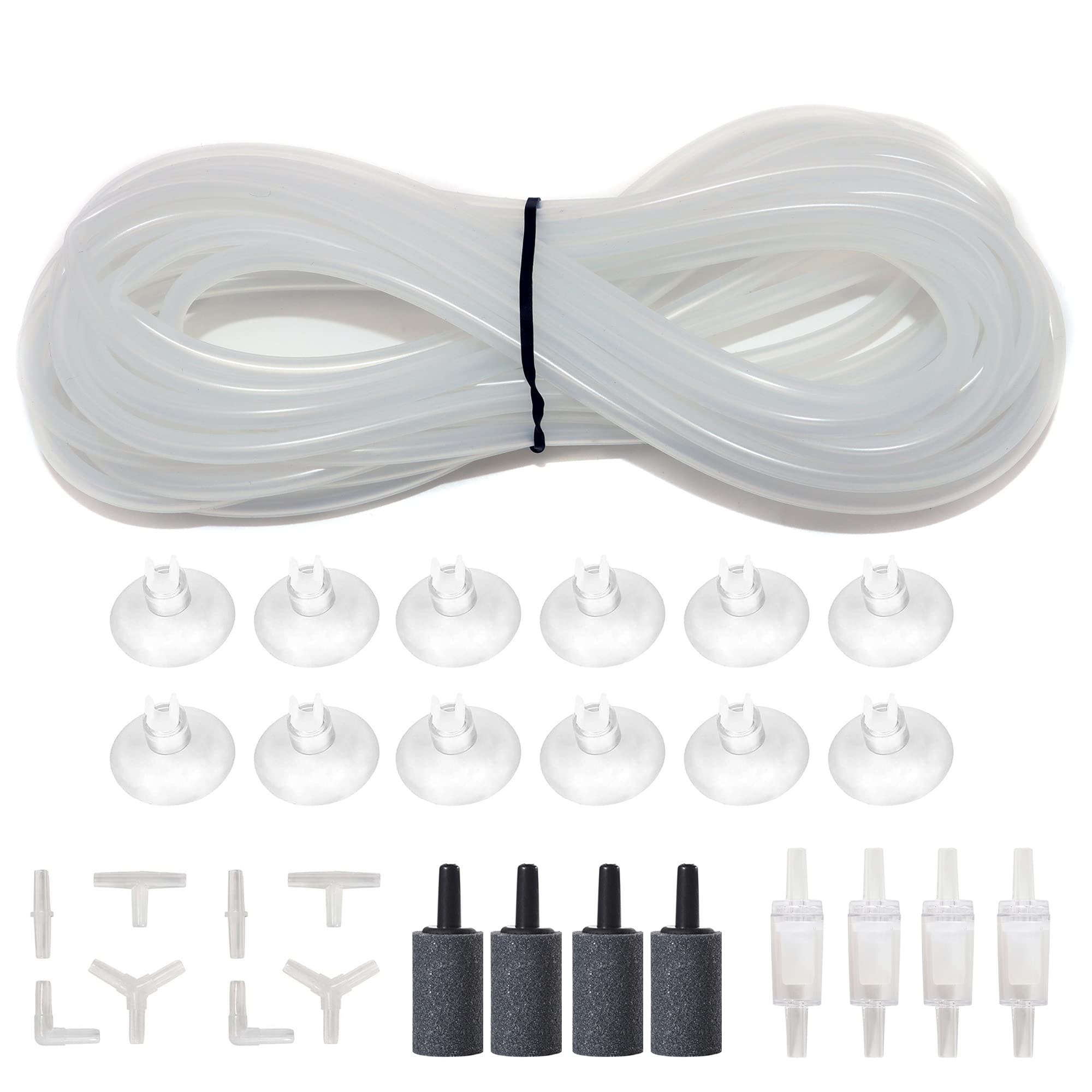 ALEGI tuyau silicone long 25 pieds montrant ensemble complet pour installation fiable