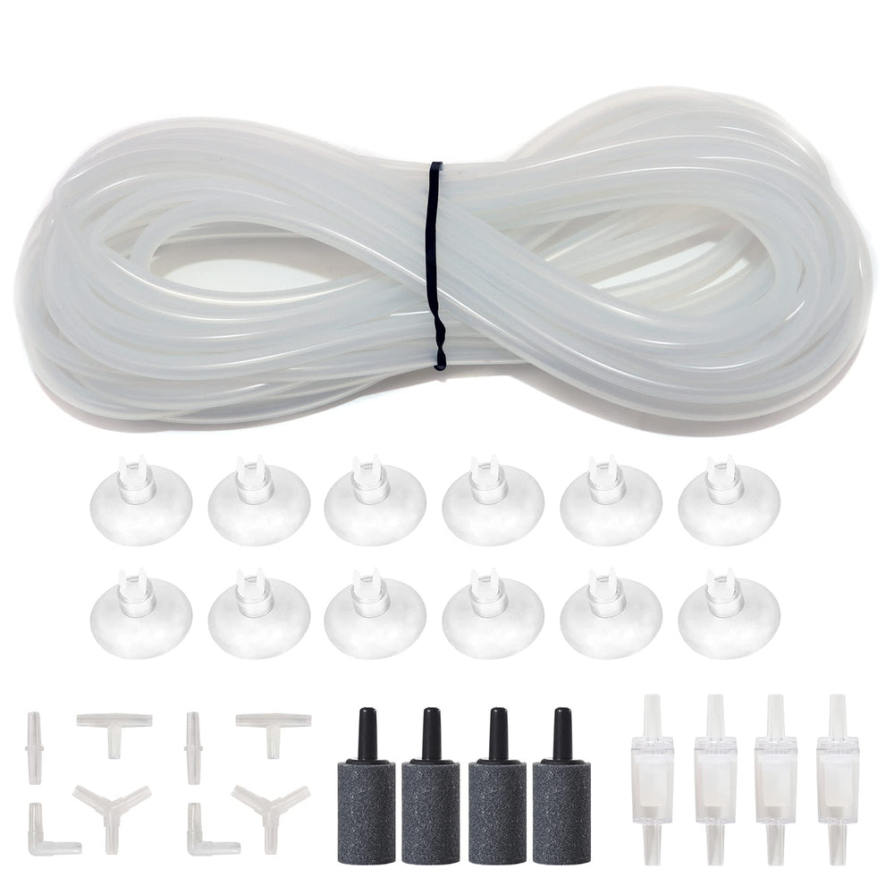 ALEGI tuyau silicone long 25 pieds montrant ensemble complet pour installation fiable