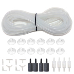 ALEGI tuyau silicone long 25 pieds montrant ensemble complet pour installation fiable