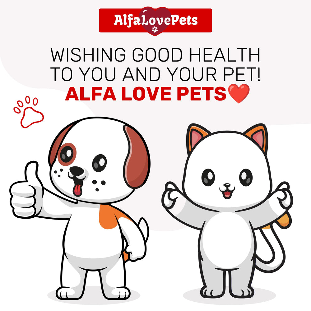 Alfa Love Pets comparaison taille flacon 2 oz pour visualiser concentration et portabilité