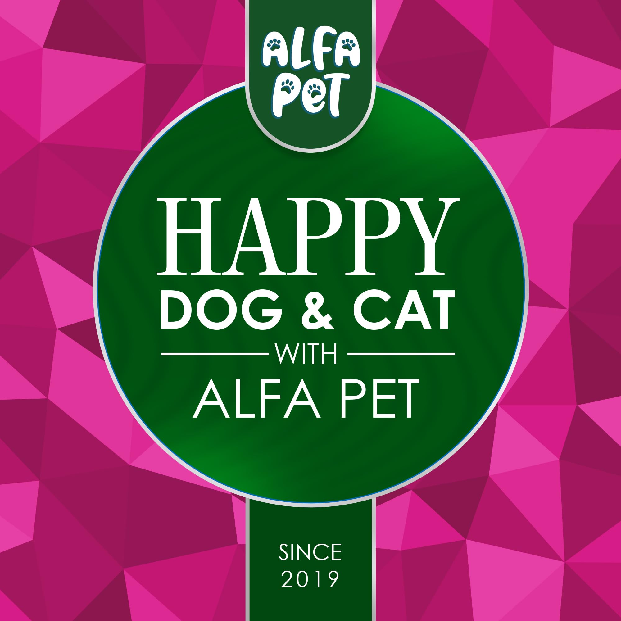 Alfa Pet packaging complet incluant flacon et notice pour l'utilisateur