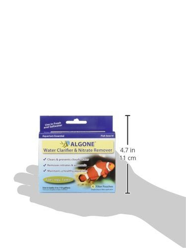 Algone sachet installé dans filtre externe améliore qualité de l'eau